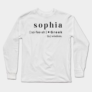 Sophia Long Sleeve T-Shirt